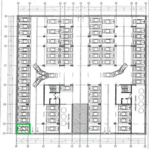 Parking place in -1 floor Building 1A-5