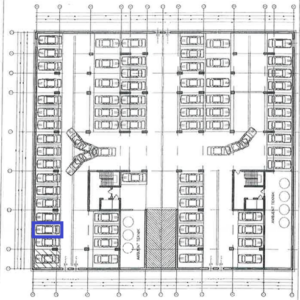 Parking place in -1 floor Building 1A-7