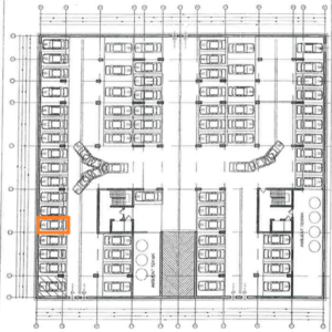 Parking place in -1 floor Building 1A-9